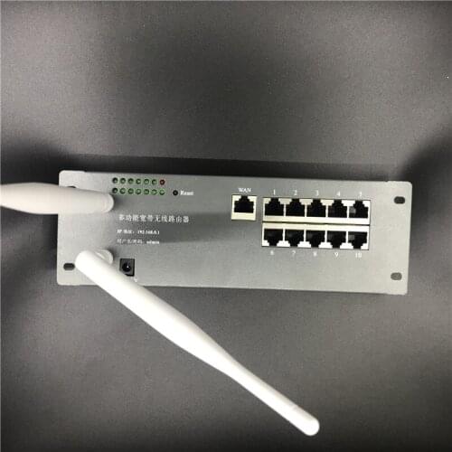 ZY88 -10 poort draadloze router moederbord module custom schroef gat metalen shell breedband snelle thuis kit 2.4g draadloze