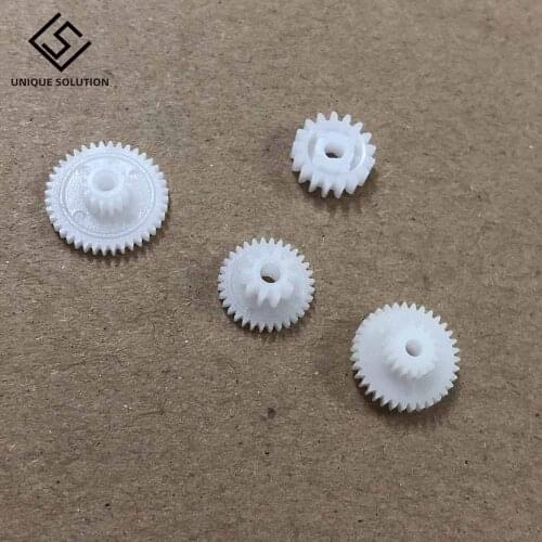10-100 sets New print head Gear for Fujitsu FTP-628MCL101 FTP-628MCL103 4pcs/set Printer printhead Parts Assembly