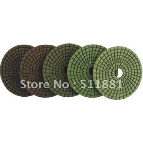 5 step pads for polished concrete| 3'' 80mm NCCTEC Diamond Wet Polishing Pads| Save your time and money
