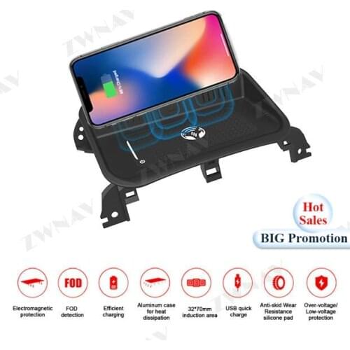 QI Car Wireless Charger Quick Charge For Toyota Corolla 2019 for Iphone XR X MAX for Huawei P30 P40 Infrared Sensor Phone Holder