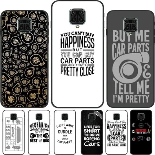 Car Parts Auto Mechanic For Xiaomi Redmi Note 9 7 8 10 Pro 8T 9S Cover For Redmi 9T 9 9C 9A 7A 8A K40 Phone Case