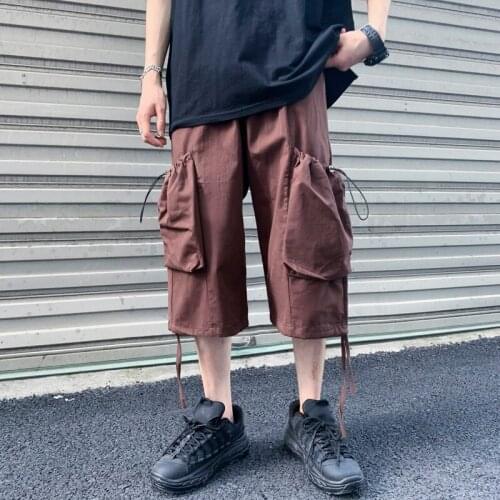 Summer Mens Cross Pants Streetwear Harem Pants Male Loose Harajuku Style Baggy Quality Men Casual Pants Fashionable Large Size