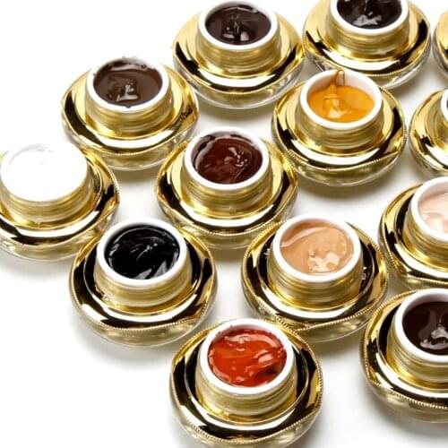 Tattoo Ink Permanent Pigments Eyebrow Lips EyeLine Durable Emulsions Makeup Pigment Microblading Coloring Beauty Tool Supplies