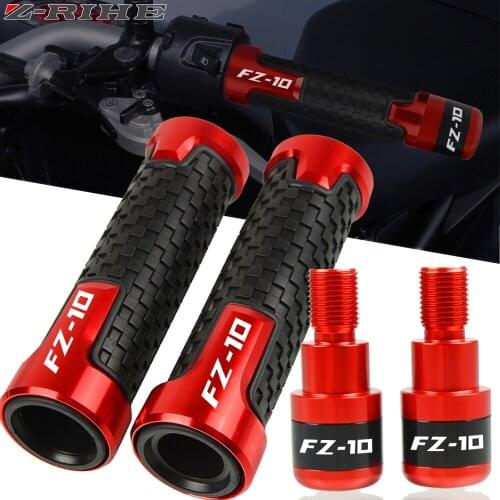 For YAMAHA MT-10 FZ-10 MT10 FZ10 2016 7/8" 22mm Handlebar Hand Grips Motorcycle CNC Handle Bar Ends Cap Weight Plugs Slider