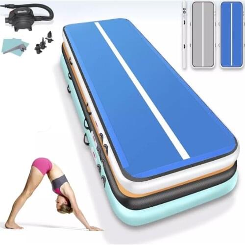 Hot sale!2m 3m 4m Gymnastics Mats Inflatable Air Track Yoga Mat Olympic Gymnastics Tumble Airtrack Gymnastics Air Floor for Kids