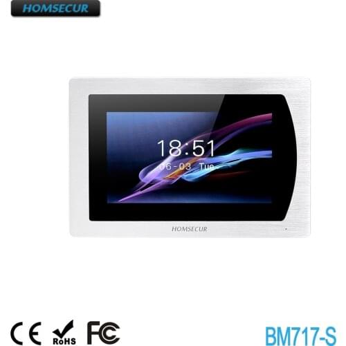 HOMSECUR BM717-S Indoor Monitor For HDK Video Door Phone System