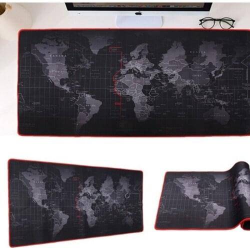 Gaming Mouse Pad Large Mouse Pad Gamer Big Mouse Mat Computer Mousepad Rubber World Map Mause Pad Game Keyboard Desk Mat