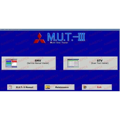 M.U.T-III PRE 20091-00 [11.2020] Diagnostic Software For Mitsubishi