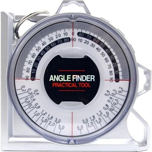 Magnetic Angle Locator Slope Protractor Inclinometer Level Meter Clinometer Survey Portable Measuring Gauge Tool Slope Locator