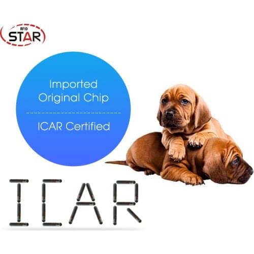 ISO11784 FDX-B Cat Pet animal microchip NFC RFID Bioglass tag 134.2KHz 2.12*12mm 1.4*8mm 1.25*7mm dog microchip animal chip