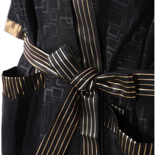 Fashion Salon Spa Client Gown Kimono Style Waterproof Hair Cutting Gown Smock R3MF