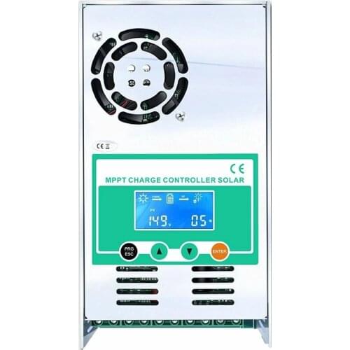 MPPT 60A Solar Charge and Discharge Controller 12V 24V 36V 48V Auto for Max PV 190VDC Lead Acid Lithium Battery With Display