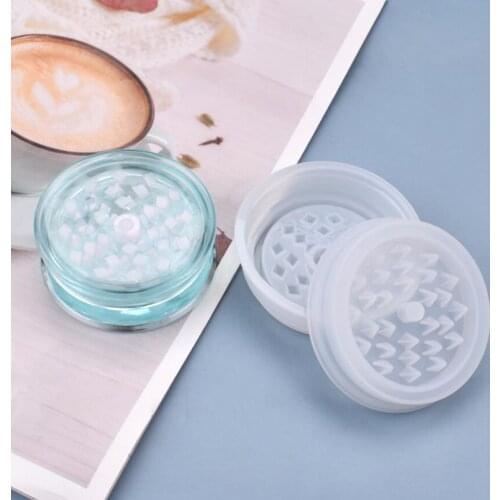 Updated Resin Grinder Moulds Silicone Grinter Molds DIY Herb Grinter Resin Molds