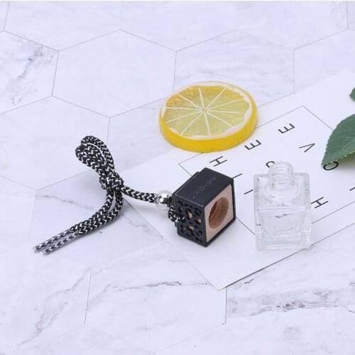 Home Car Hanging Air Freshener Diffuser Fragrance Clear Glass Empty Perfume Bottle Essential Oil Bottle Perfume Bottles Car
