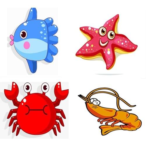 RUOPOTY Painting By Numbers Kits 40x50cm Frame starfish crab Oil Paints Animals Diy HandPaint Bedroom Home Decor Arts