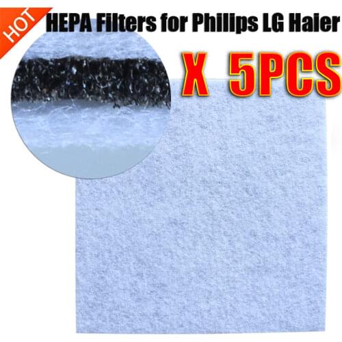 Replacement Vacuum Cleaner HEPA Filters for Philips LG Haier Midea Electrolux Motor Cotton Filter Wind Air Inlet Outlet Filter