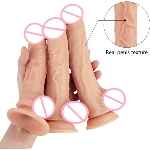 Strapon Dildo Realistic Soft Penis Suction Cup Dildos For Women Dildo Anal Toys For Adults Lesbian Vagina Female Masturbation