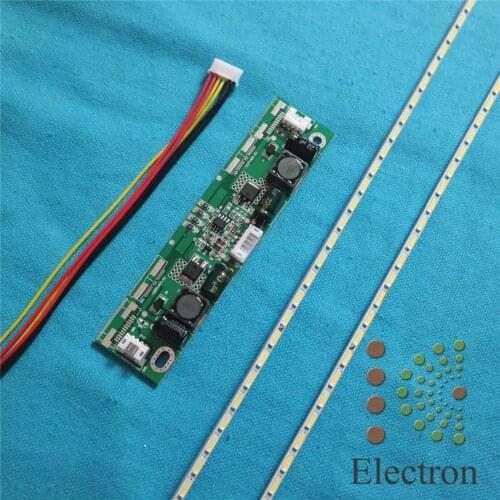 445mm LED Backlight Lamps strip Update Kit Aluminum plate w/ 26''-65'' inverter For 39.5 inch LCD Monitor TV Panel High light