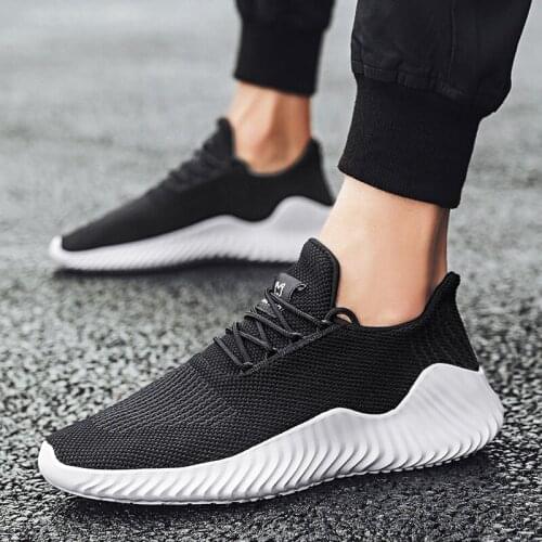 Men Sporte Shoes Comfortable Running Sports Shoes Walking Mesh Breathable Casual Shoes Big Size Lightweight