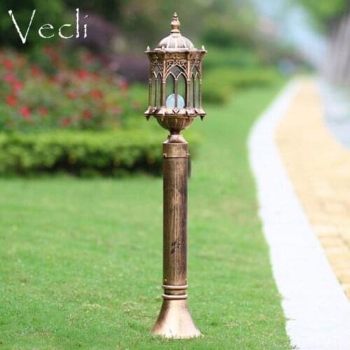 Outdoor lawn lamp fashion garden road light villa backyard grass residential fence bollard solar yard lights