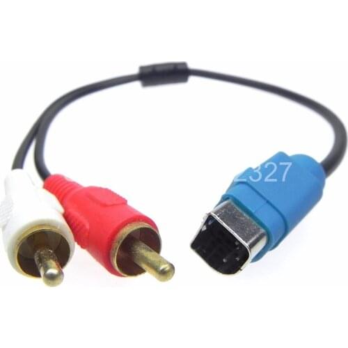 10pcs/lot High Quality Car Radio Adapter Interface for Alpine 305S 520 800C 123E 101E 102E 105E 117E male connector 2 in 1