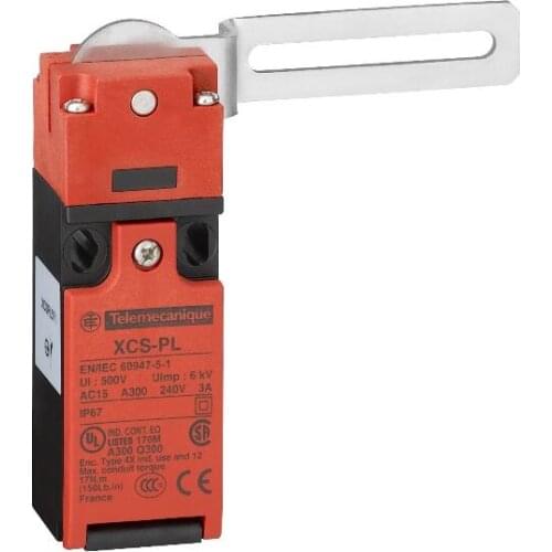 XCSPL572 Safety switch XCSPL - elbowed flush lever - to right - 1NC+1NO -M16