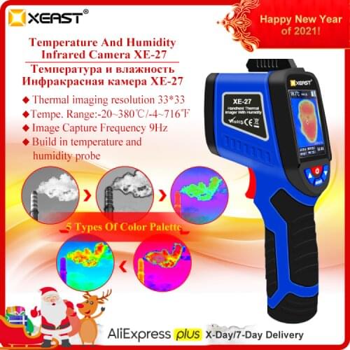 XEAST XE-27 Temperature And Humidity Detector Handheld Thermal Imaging Camera
