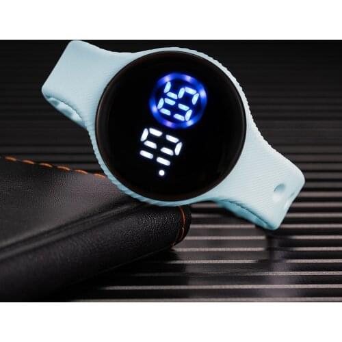 Women Digital Watch 2021 Fashion Led Touch Electronic Watch Silicone Strap Waterproof Sport Kids Watches Boys Clock Montre Femme