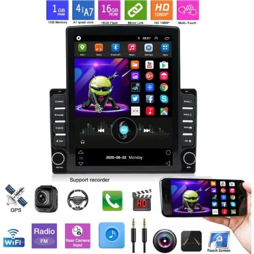 2021 9.7 Inch 2din Android 9.0 Car Radio For Universal 2GB +32GB Car DVD Player GPS Radio Wifi 2Din For Universal Autoradio