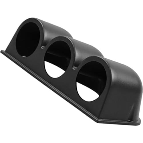 Brand New Car Triple Gauge Dash Mount Holder 3 Hole Pod Plastic Black High Quality