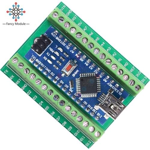 CH340 Nano V3.0 3.0 Controller Driver ATMEGA328/P Terminal Expansion Board Nano IO Shield Simple Extension Plate for Arduino