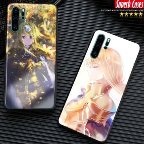 Alice Zuberg SAO For Huawei Honor V Mate P 9 10 20 30 Lite Pro Plus Nova 2 3 4 5 soft silicone glass phone case cover shell