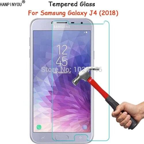 For Samsung Galaxy J4 (2018) J400F J400G 5.5" Clear Tempered Glass Screen Protector Ultra Thin Explosion-proof Protective Film