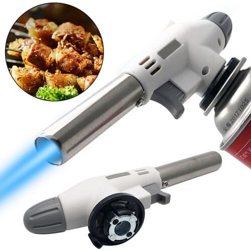 BBQ Camping Gas Torch Butane Burner Barbecue Baking Welding Flame Gun