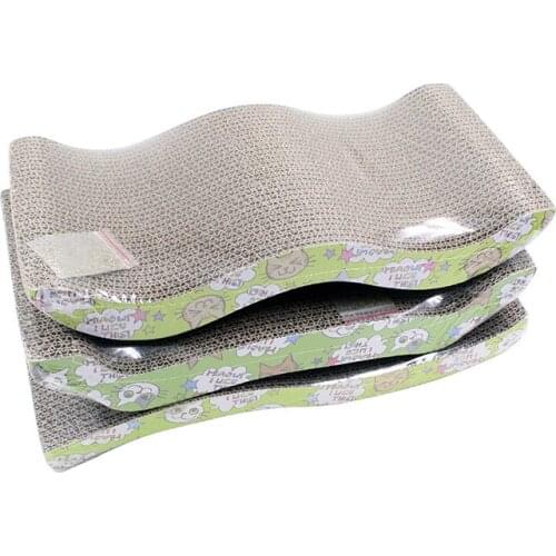 Corrugated Cat Scratching Board, Cat Toy, Cat Litter, Pet Grinding Claw Toy Supplies, Cat Claw Board with Catnip, Various Shapes