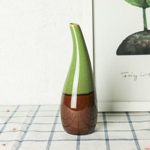 Home Kiln Change Ceramic Vase Ceramic Crafts Home Furnishing Ornaments Floral Desktop Decorative Vase