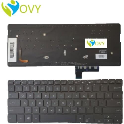 OVY US Backlit Laptop Keyboard for Asus ZenBook 13 UX331 UX331U UX331UN UX331FN UX331UAL backlight kbd black with light keys