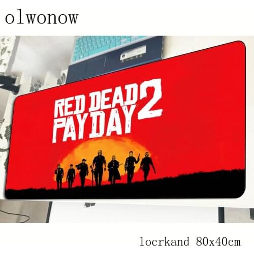 Payday mousepad gamer Customized 800x400x2mm gaming mouse pad present notebook pc accessories laptop padmouse ergonomic mat