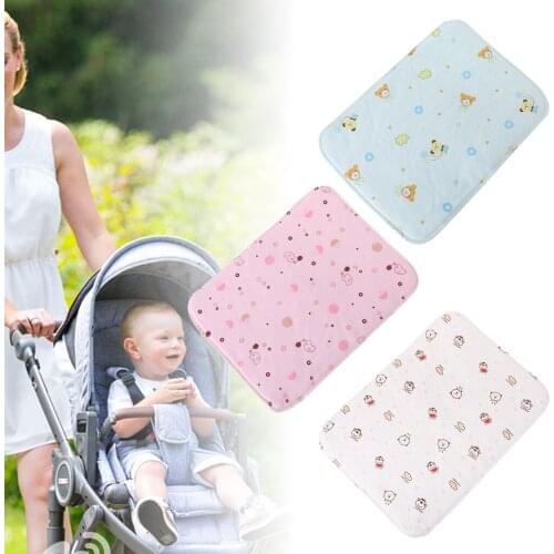 Baby Changing Pad Reusable Waterproof Stroller Diaper Folding Soft Mat Washable