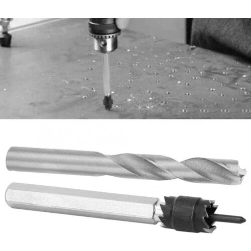 9Pcs 3/8 Inch HSS Spot Weld Cutter Set Double Sided Blade Rotary Spot Weld Cutter Drilling Tool Fittings