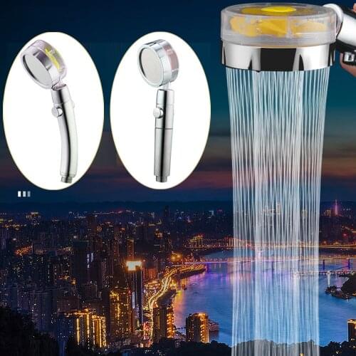 High Pressure Water Saving Spray Shower Head 360 Rotated Rainfall Shower Head Bathroom Hand-held Pressurized Massage Shower Head