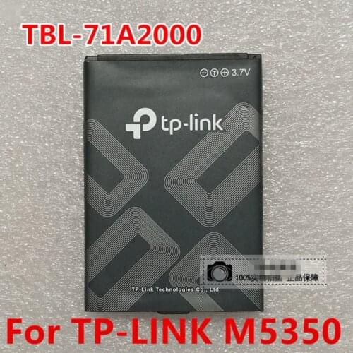 NEW High Quality 2000mAh TBL-71A2000 Battery For TP-LINK M5350 TL-TR861 TL-TR761 wifi mifi battery