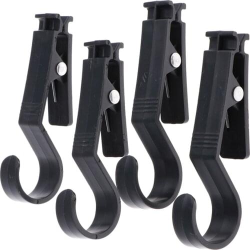 Perfeclan 4Pcs Outdoor Camping Awning Tent Clips Towels & Cups Hanging Hooks