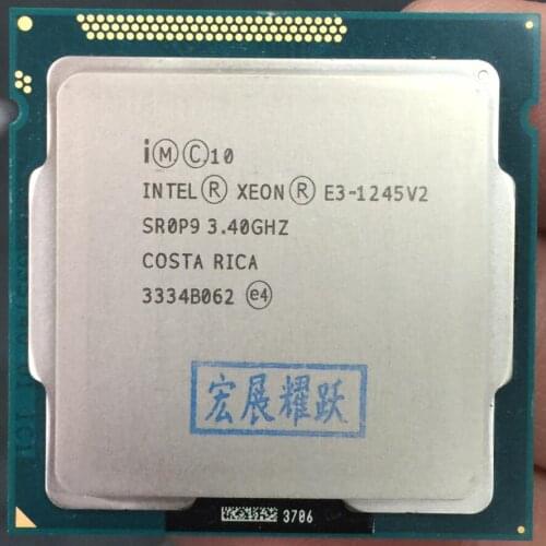 Intel Xeon Processor E3-1245 V2 E3 1245 V2 PC Computer Desktop CPU Quad-Core Processor LGA1155 Desktop CPU