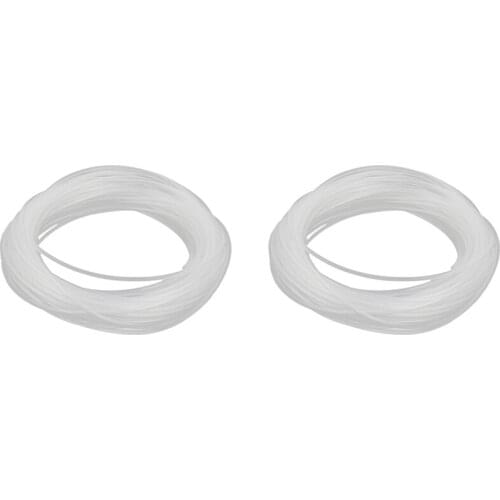 2x Clear Transparent Heat Shrink Tube Sleeve, Car Wiring, Boat Electrics, Kays Diameter 2.5mm 5M & 3mm 5M