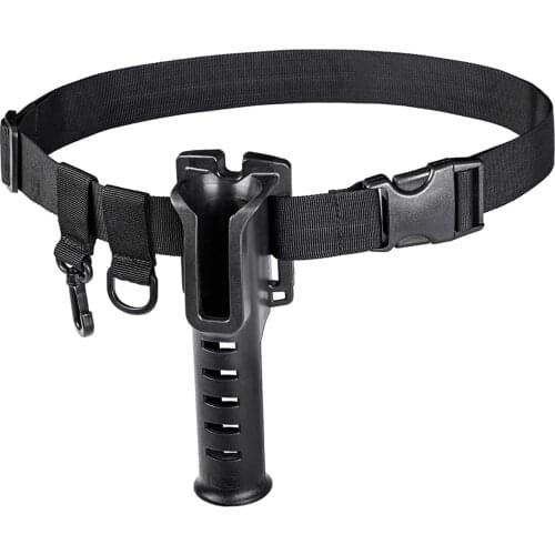 Fishing Rod Holder Belt, Adjustable Fishing Fighting Belt Support Stand Up Waist Rod Casting Pole Holder Accessories
