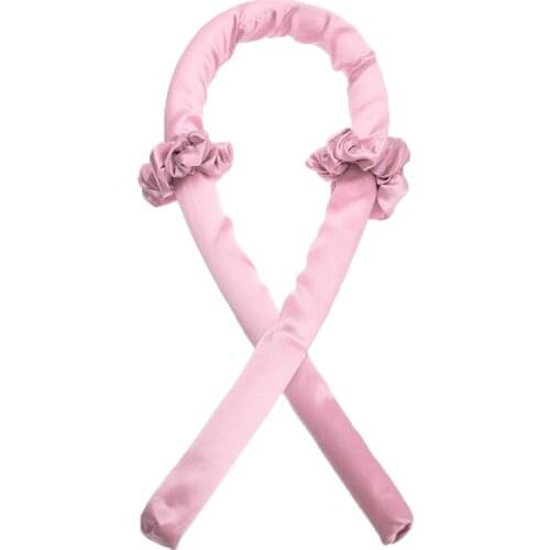 1Pcs Hot Sale No Heat Curling Wand Hair Tie Ribbon Iron Sleeping Soft DIY Hairdressing Tools Heatless Styling Fashion