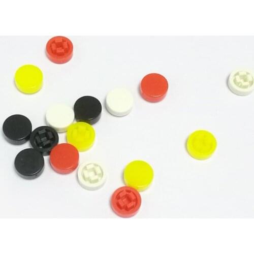 100pcs round button cap tactile switch caps 8*3mm cover for 6*6mm square tactile switches wholesale price