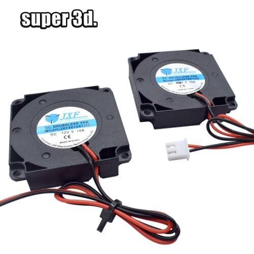 2/1pcs redial Blower cooling Fan hotend Extruder Heatsink 4010 40mm x 10mm DC 12/24V Turbo Radiator for 3D printer parts