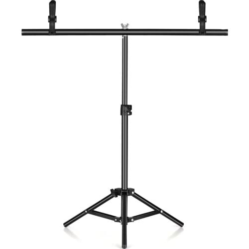 75cm*70cm Portable T-shaped Metal Photography Background Backdrop Stand Metal Bracket Support System for Chromakey Green Screen